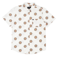 Brixton Off White/ Autumn Charter Print Shirt