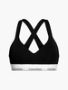 Calvin Klein Modern Cotton Black Padded Lift Bralette