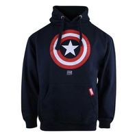 Captain America Shield Navy Hoodie
