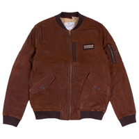 Chevignon Marron Alpha Cuir Plus Leather Bomber