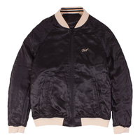 Chevignon Noir Sukajan Nylon Bomber Jacket