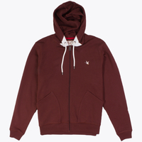 Chevignon Rouge Burgundy Zip Sweatshirt