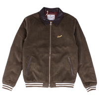 Chevignon Vert Foret Corduroy Bomber Jacket
