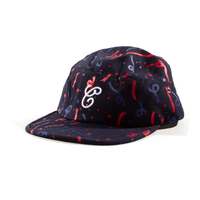 City Fellaz Navy Fiesta 5 Panel Cap