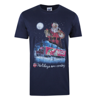 Coca Cola Holidays are Coming Navy T-shirt