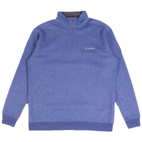 Columbia Blue Melange Great Hart Mountain II Half Zip Sweatshirt