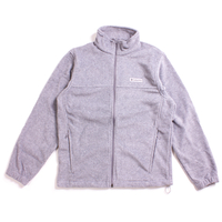 Columbia Light Grey Mount Grant Full Zip Fleece