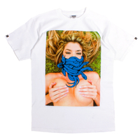 Crooks & Castles White "Snake Face" T-Shirt