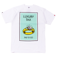 Crooks & Castles x Monopoly White Taxin T-Shirt