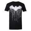 D.C. Comics Black Batman Paint T-Shirt