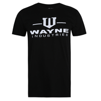 D.C. Comics Wayne industries Black T Shirt