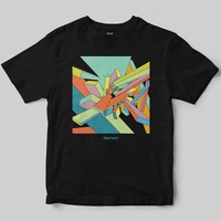 Dephect Black Abstract T-Shirt