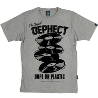 Dephect Heather Grey Dope on Plastic T-Shirt