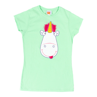 Despicable Me Mint Unicorn Tongue & Cheek Ladies T-Shirt