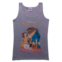 Disney Beauty & The Beast Grey Womens Vest