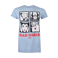 Disney Light Blue "Bad Girls" Womens T-shirt