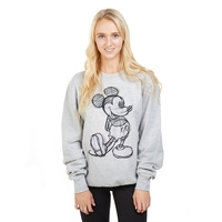 Disney Mickey Mouse Sketch Oversized Sweatshirt