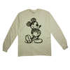 Disney White "Mickey Sketch" Womens Long Sleeve T-shirt
