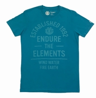 Element Established Print Neo Blue T-Shirt
