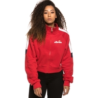Ellesse Alagna Red Funnel Neck Track Top