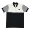 Ellesse Black Slim Fit Zip Tricol Polo