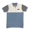 Ellesse Light Blue Slim Fit Zip Tricol Polo