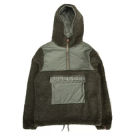 Ellesse Scalo Khaki Overhead Padded Jacket With Hood