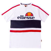 Ellesse White Fiorino Chest Logo Panel T-Shirt