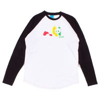 Enjoi Black / White Rasta Raglan T-Shirt