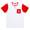 Enjoi White/Red Juice Stripe Knit T-Shirt