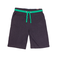 Epona Charcoal/Green Fair Trade Cotton Shorts