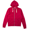 Epona Cranberry Marl Unisex Fair Trade Zip Hoodie