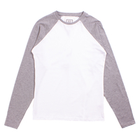 Epona White & Grey Baseball T-Shirt