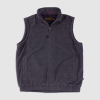 Farah Charcoal Marl Fleece Gilet