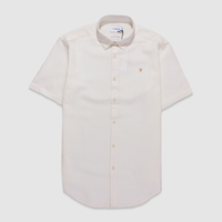 Farah Light Sand Bolham Slim Shirt
