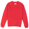 Farah Red Longleat Loopback Crew Neck Sweatshirt