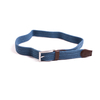 Farah Saxe Blue Woven Elastic Leather Belt