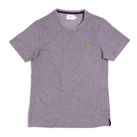 Farah Silver Grey Marl Lawrence Jacquard T-Shirt