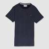 Farah True Navy Lawrence Jacquard T-Shirt