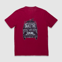 Fat Face Burgundy Campervan T-Shirt