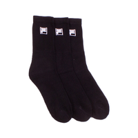 Fila Black Calza F9000 Tennis Socks (3pck)
