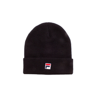 Fila Black Gozzi Logo Beanie