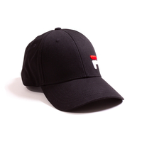 Fila Black Sellers Snapback Baseball Cap