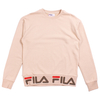 Fila Cement Neil Ribbed Knit Cuff Crew Sweatshirt