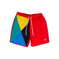 Fila Red Rhett Cut Sew Swim Shorts
