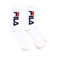 Fila White Calza Socks (2pck)