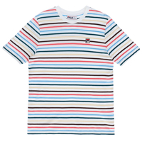 Fila White/Multi Vara Stripe T-Shirt