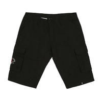 Forth & Lewis Black Cotton Cargo Shorts