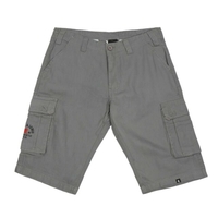 Forth & Lewis Slate Grey Cotton Cargo Shorts
