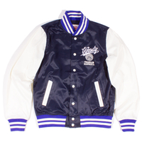 Franklin & Marshall Navy Varsity Crest Logo Jacket